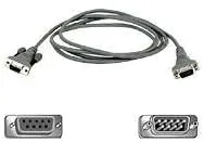 Belkin PRO Series - Serial extension cable - DB-9 (M) to DB-9 (F) - 6 ft - molded, thumbscrews