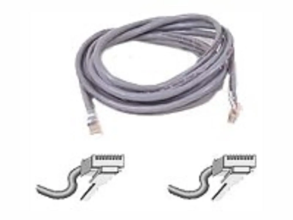 Belkin - Patch cable - RJ-45 (M) to RJ-45 (M) - 8 ft - CAT 5e - yellow - for Omniview SMB 1x16