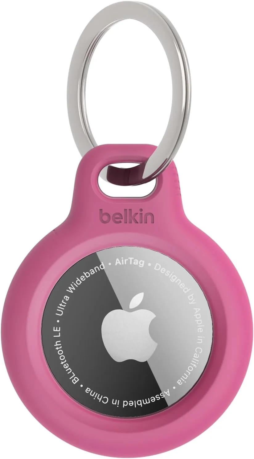 Belkin Apple AirTag Secure Holder - Protective Case & Keychain