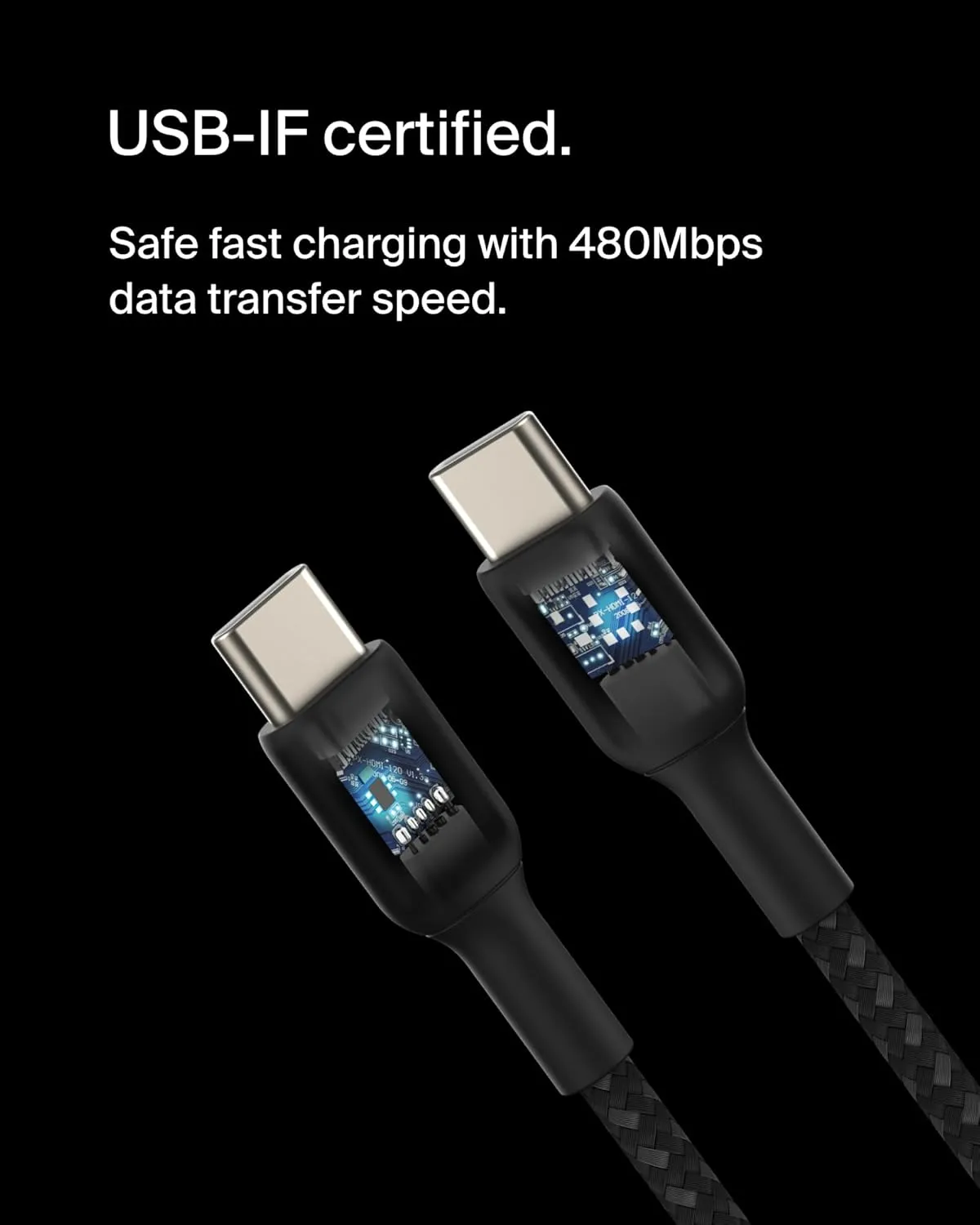 Belkin BoostCharge Braided USB-C to USB-C Cable