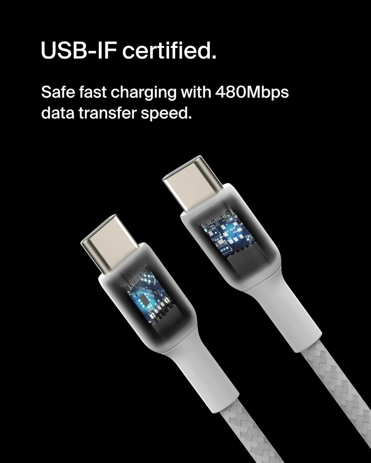 Belkin BoostCharge Braided USB-C to USB-C Cable