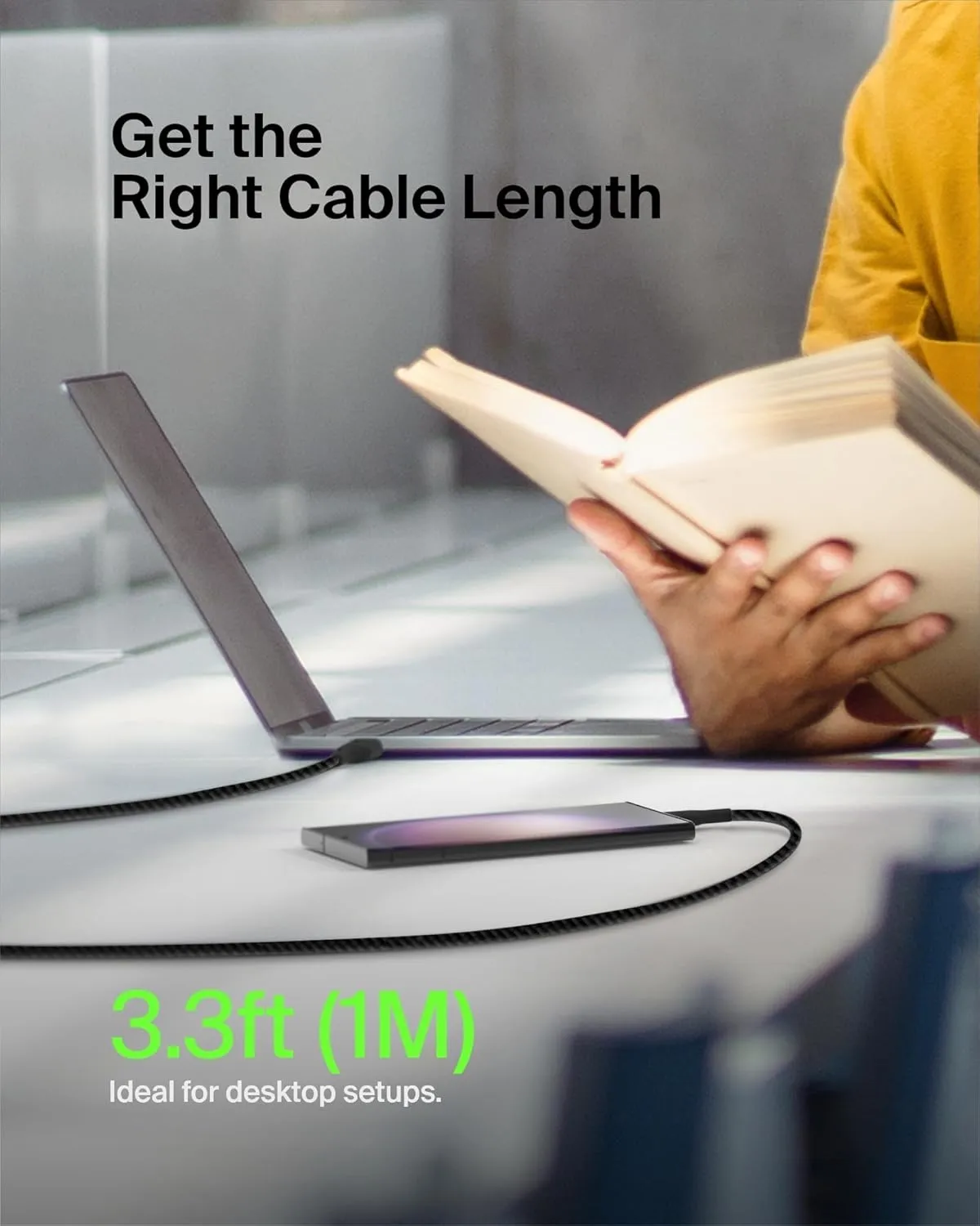 Belkin BoostCharge Braided USB-C to USB-A Cable