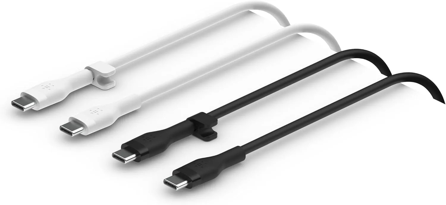 BELKIN BoostCharge Flex Silicone USB-C to USB-C Charging Cable
