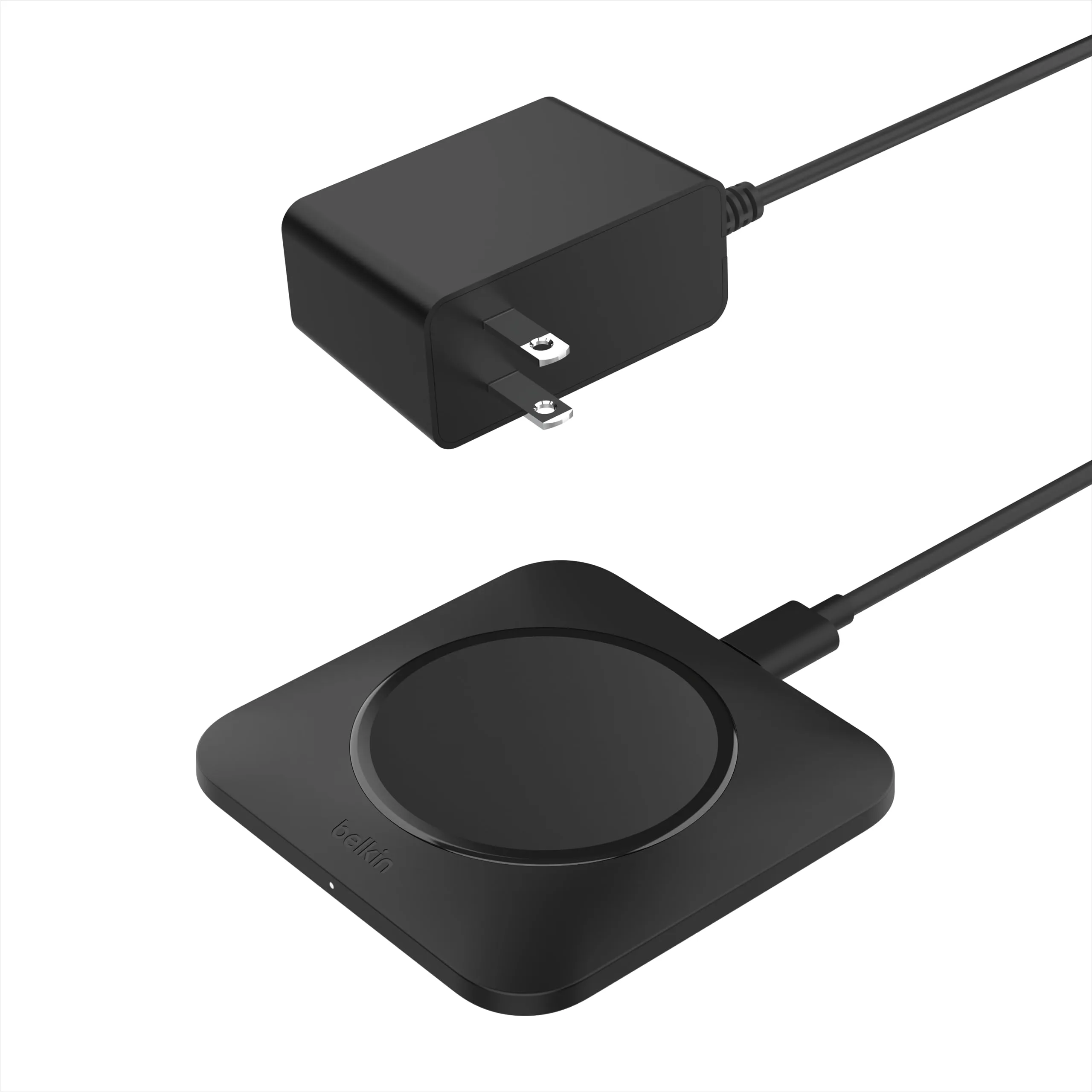 Belkin BoostCharge Pro 15W Universal Easy Align Wireless Charging Pad, Fast Qi Charger, Large Charging Pad for Apple iPhone