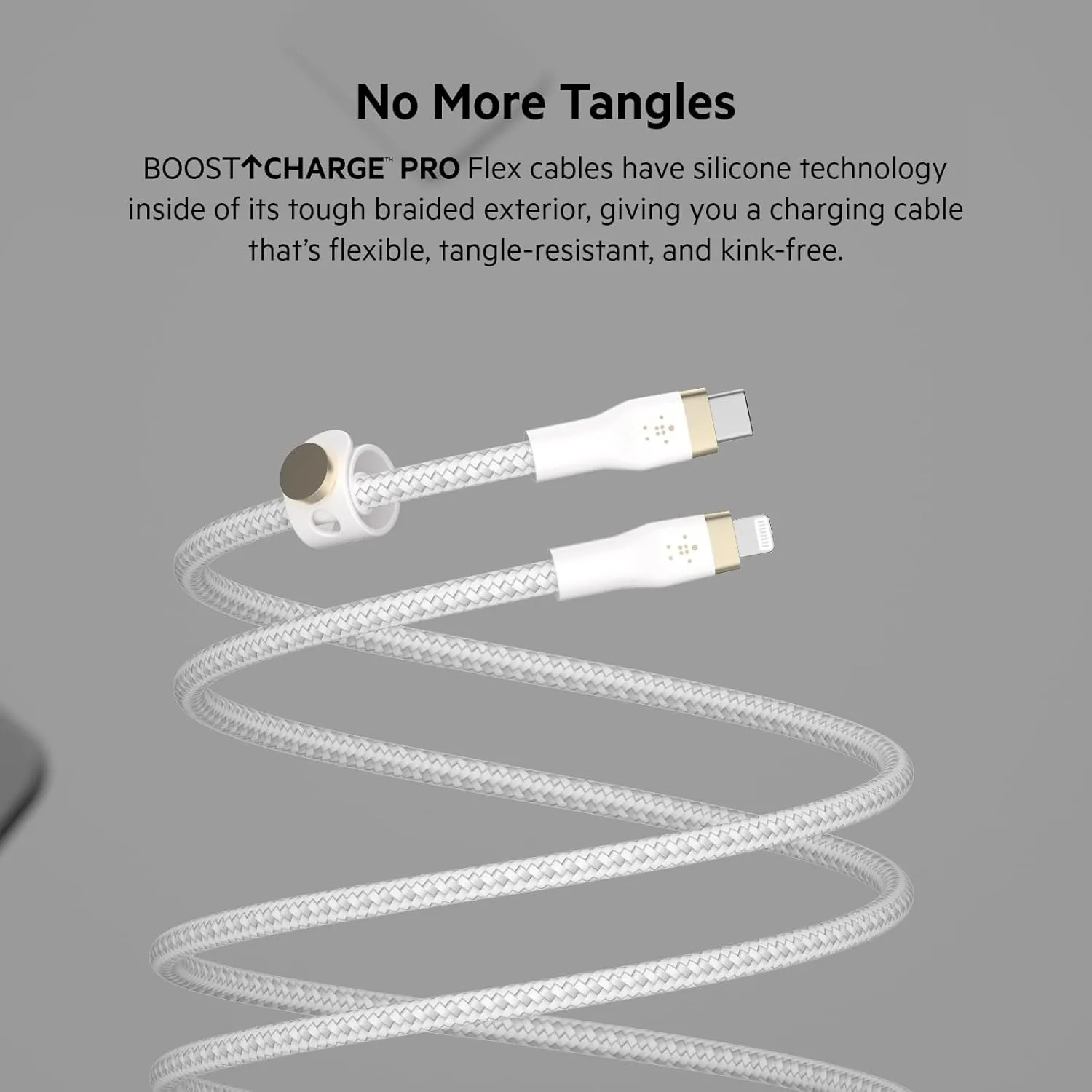 Belkin BoostCharge Pro Flex Braided USB-C to Lightning Cable
