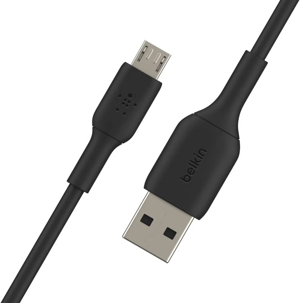 Belkin CAB005bt1MBK 3.3-Foot BOOSTCHARGE USB-A to Micro-B Cable (Black)