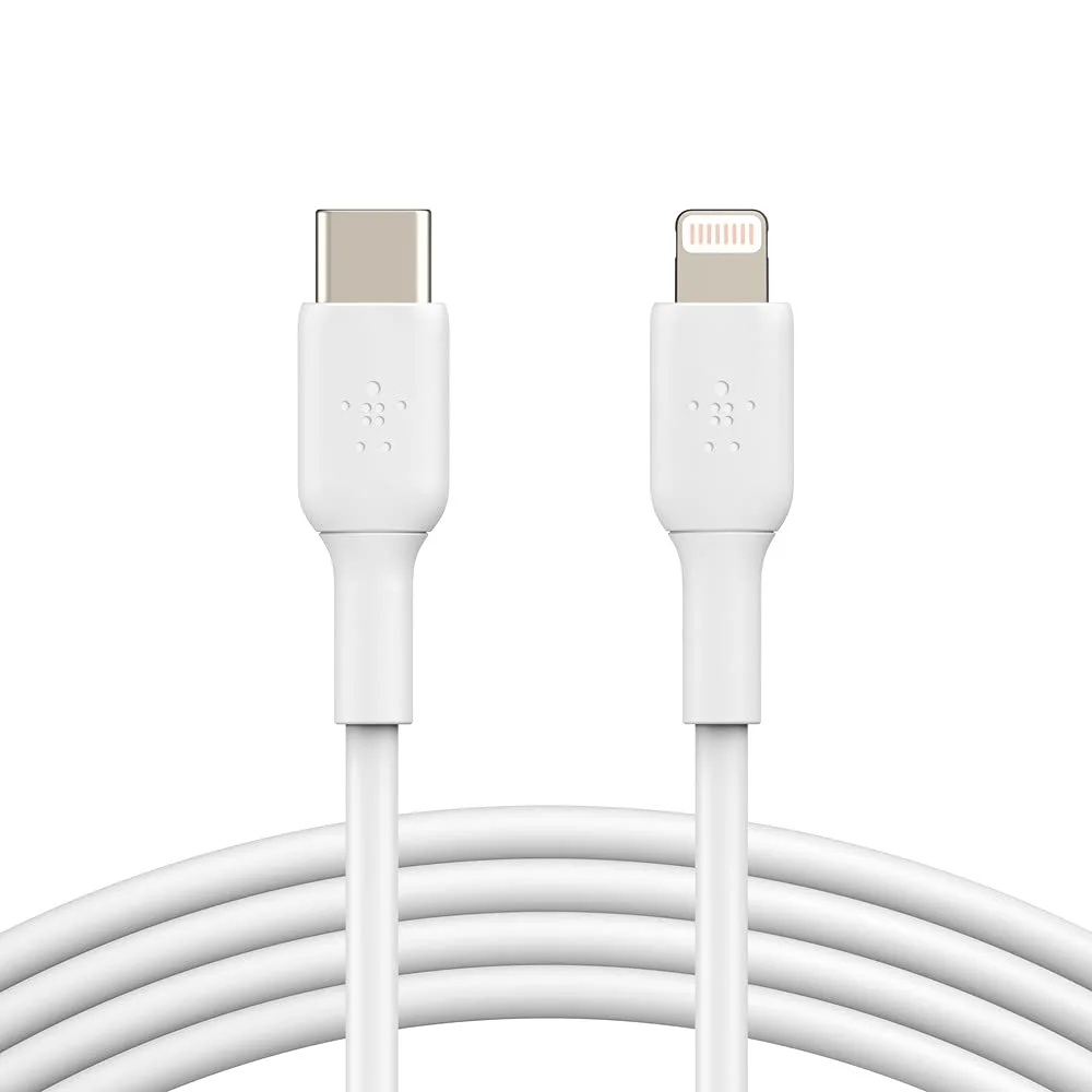 Belkin BoostCharge USB-C to Lightning Cable - MFi Certified 18W Power Delivery