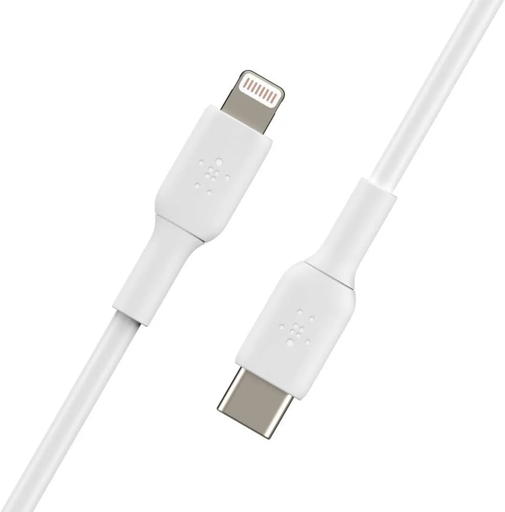 Belkin BoostCharge USB-C to Lightning Cable - MFi Certified 18W Power Delivery