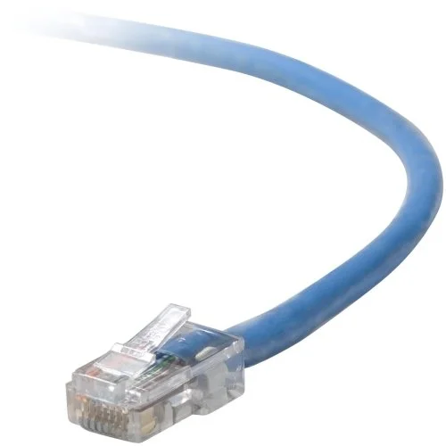 Belkin, Patch Cable Rj-45 (M) Rj-45 (M) 12 Ft Utp Cat 5E Molded, Snagless Blue For Omniview Smb 1X16, Smb 1X8