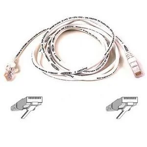 Belkin Cat5e Patch Cable - RJ-45 Male Network - RJ-45 Male Network - 3ft - White