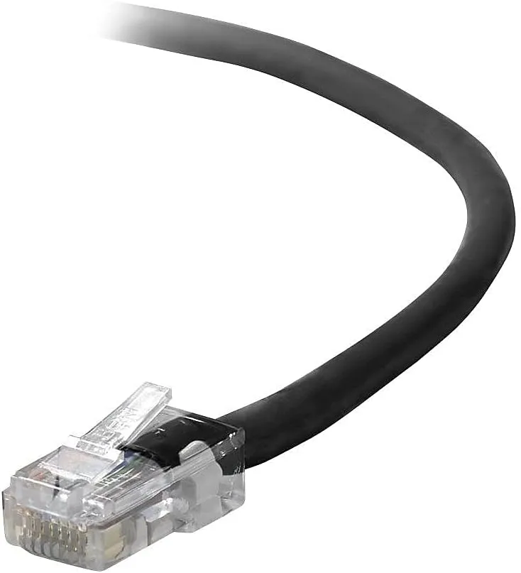 Belkin Cat5e Patch Cable - RJ-45 Male Network - RJ-45 Male Network - 50ft - Black
