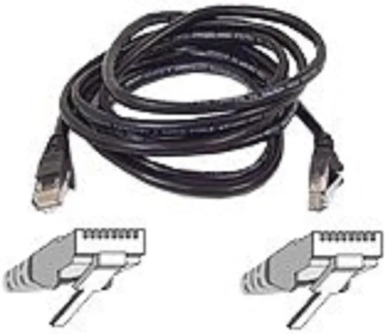 Belkin A3L791-06-BLK-S RJ45 6-Feet RJ-45 Male Network Connector Cable - Black