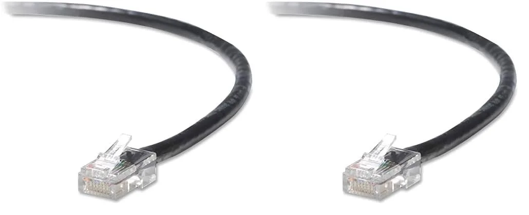 BELKIN Cat5e Patch Cable, RJ45 Male to Male, 5 ft, Black
