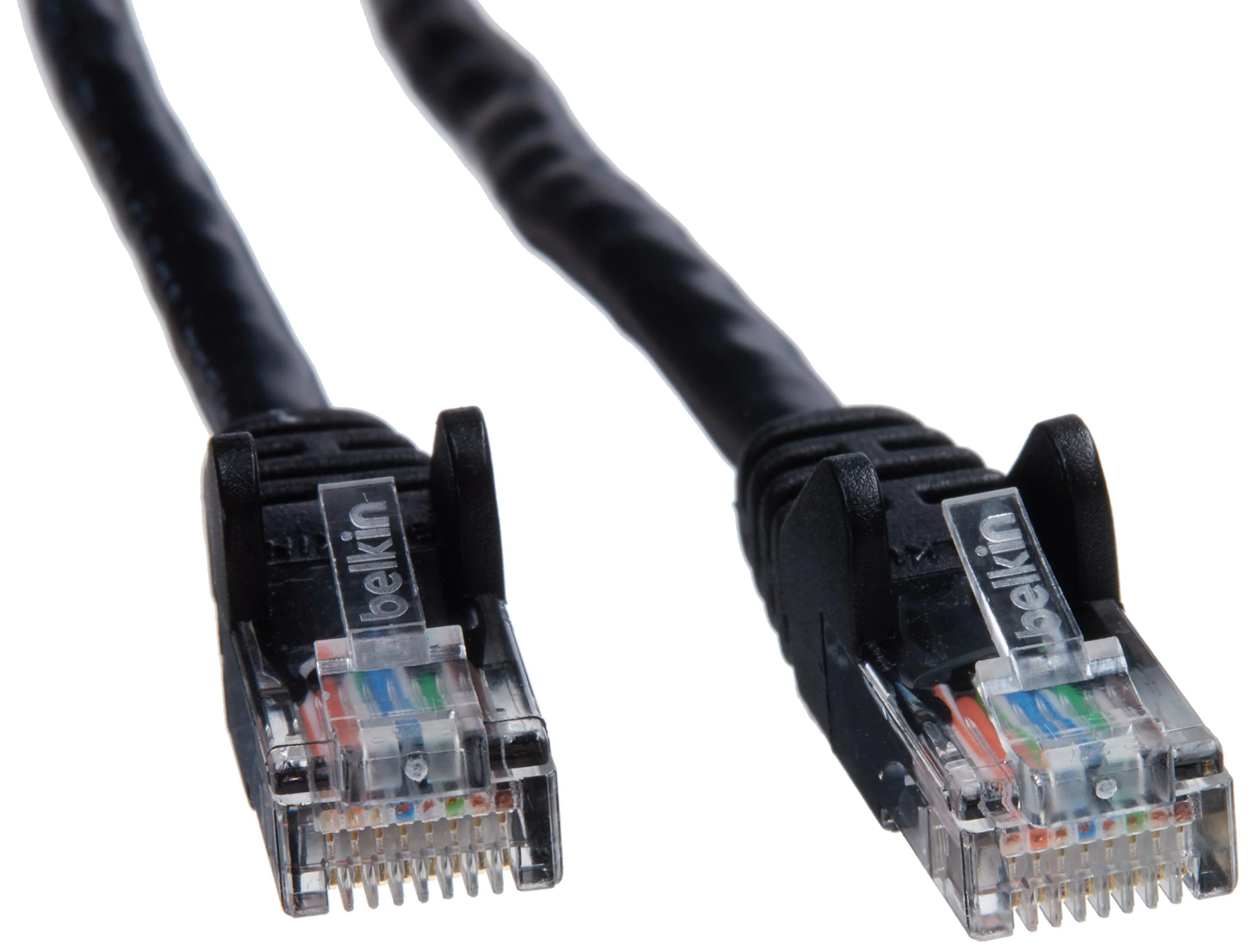 Belkin Snagless CAT5E Patch Cable - 25ft, Black