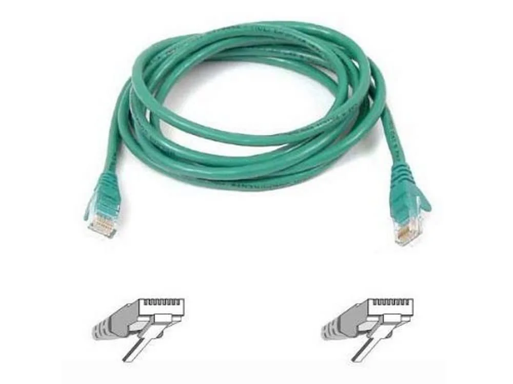 Belkin - Patch cable - RJ-45 (M) to RJ-45 (M) - 1 ft - UTP - CAT 6 - snagless - green - for Omniview SMB 1x16