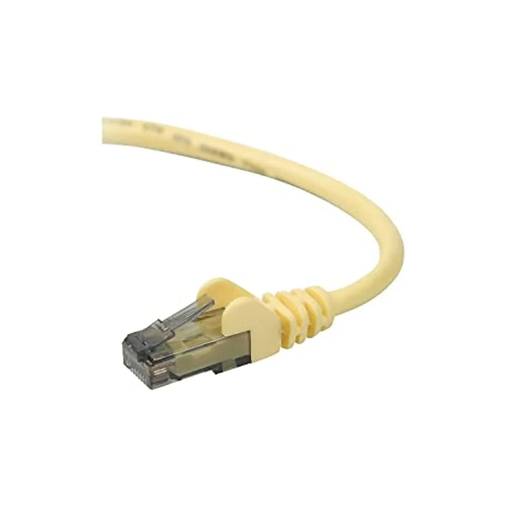 BELKIN A3L980-03-YLW-S 3FT CAT6 SNAGLESS PATCH CABLE, UTP, YELLOW PVC JACKET, 23