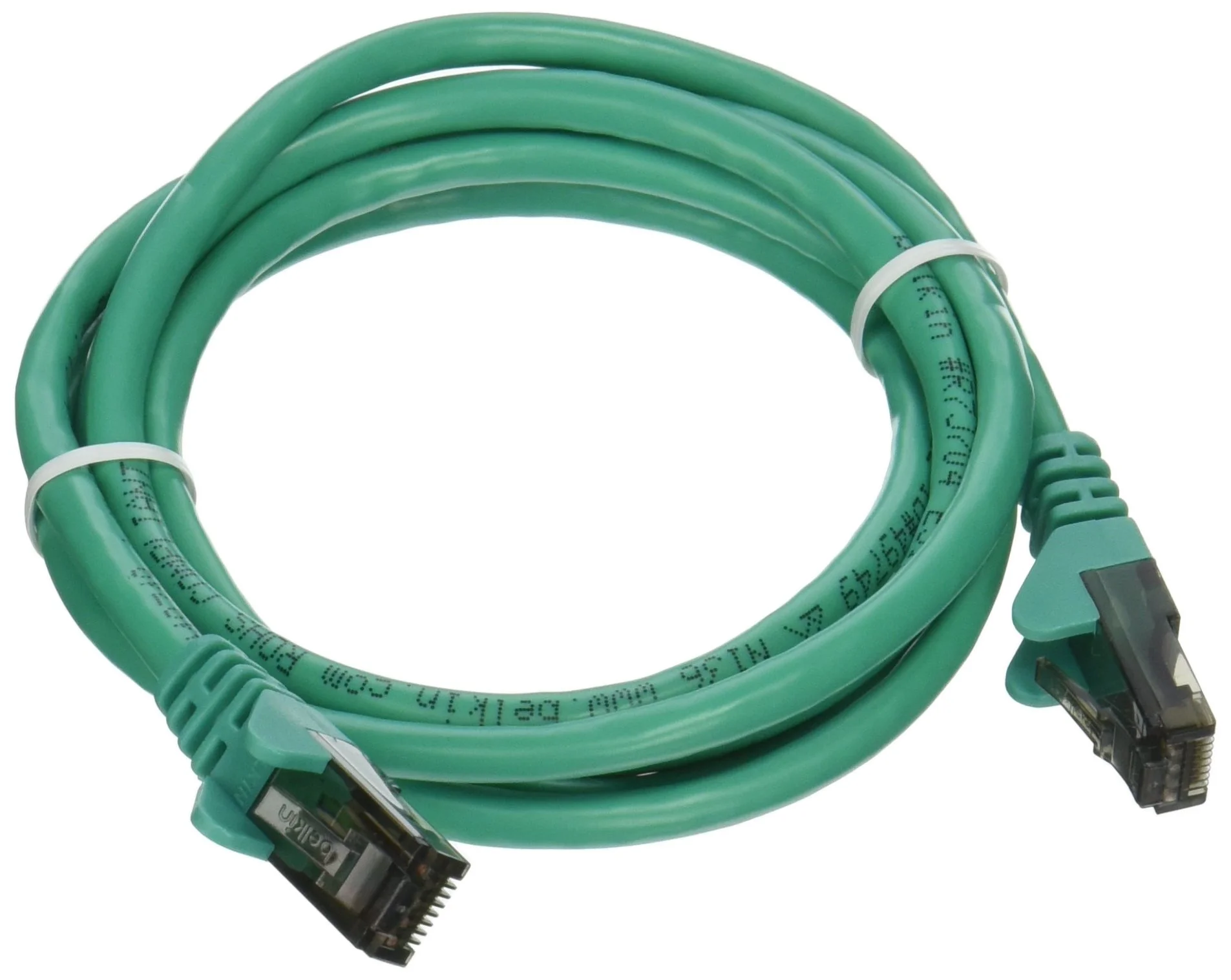 Belkin 5ft Cable CAT6 Patch 4PR-RJ45 M/M Snagless GRN (A3L980-05-GRN-S) 5 feet
