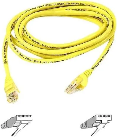 Belkin Snagless CAT6 Patch Cable * RJ45M/RJ45M; 7 Yellow (A3L980-07-YLW-S)