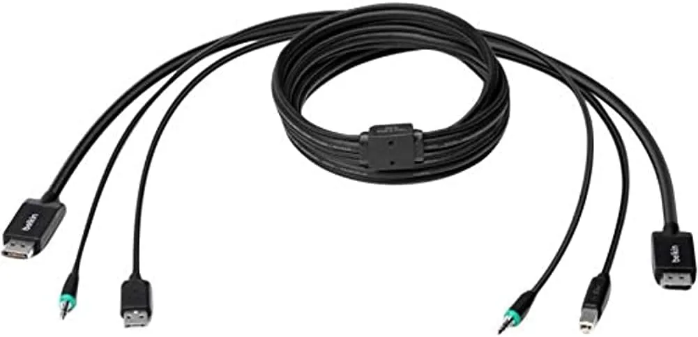 Belkin DisplayPort + USB A/B +Audio Combo Cable