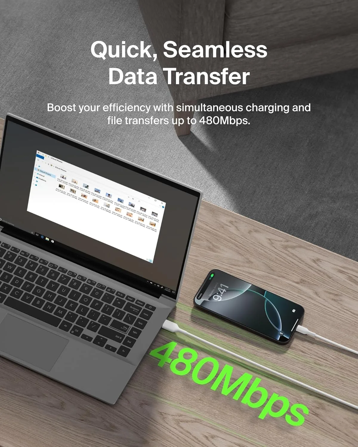 Belkin Eco Braided USB-A to USB-C Cable