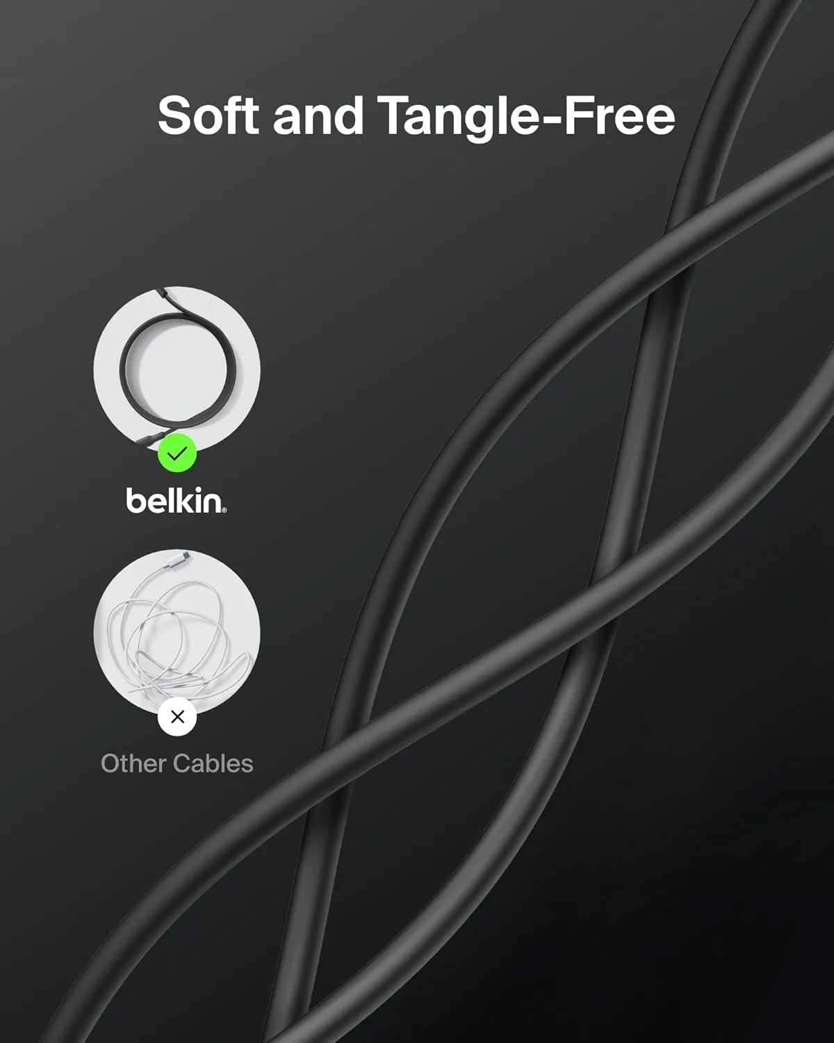 Belkin Eco Braided USB-A to USB-C Cable