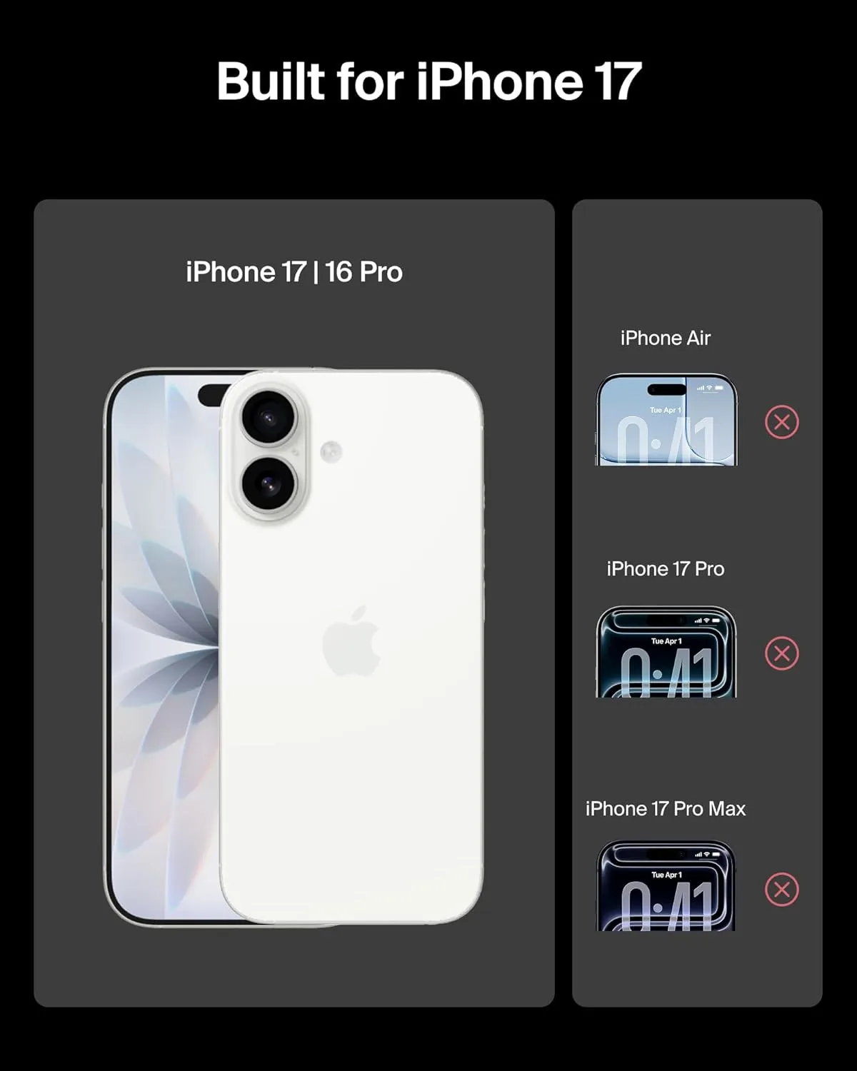 Belkin ScreenForce Screen Protectors for iPhone 17/16 Pro & 17 Pro Max