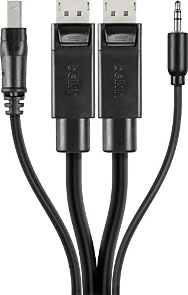 Linksys TAA Dual DP/USB/AUD SKVM CBL, DP M/M; USB A/B