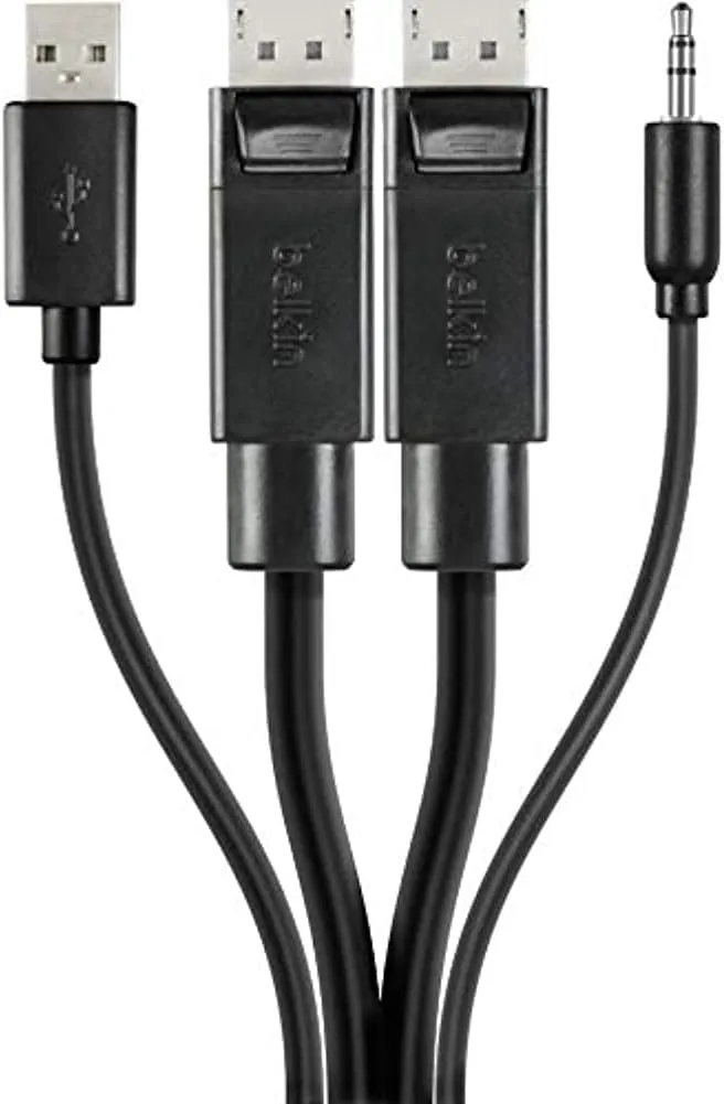 Linksys TAA Dual DP/USB/AUD SKVM CBL, DP M/M; USB A/B
