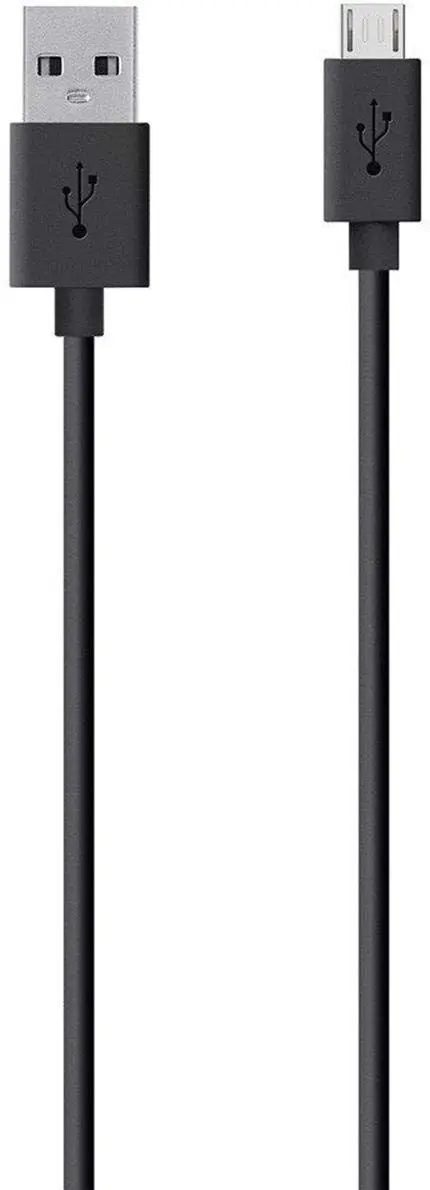 Belkin MIXIT Micro USB Cable for Samsung Phones (Black, 4 Feet) Black 4-Foot Classic Cable