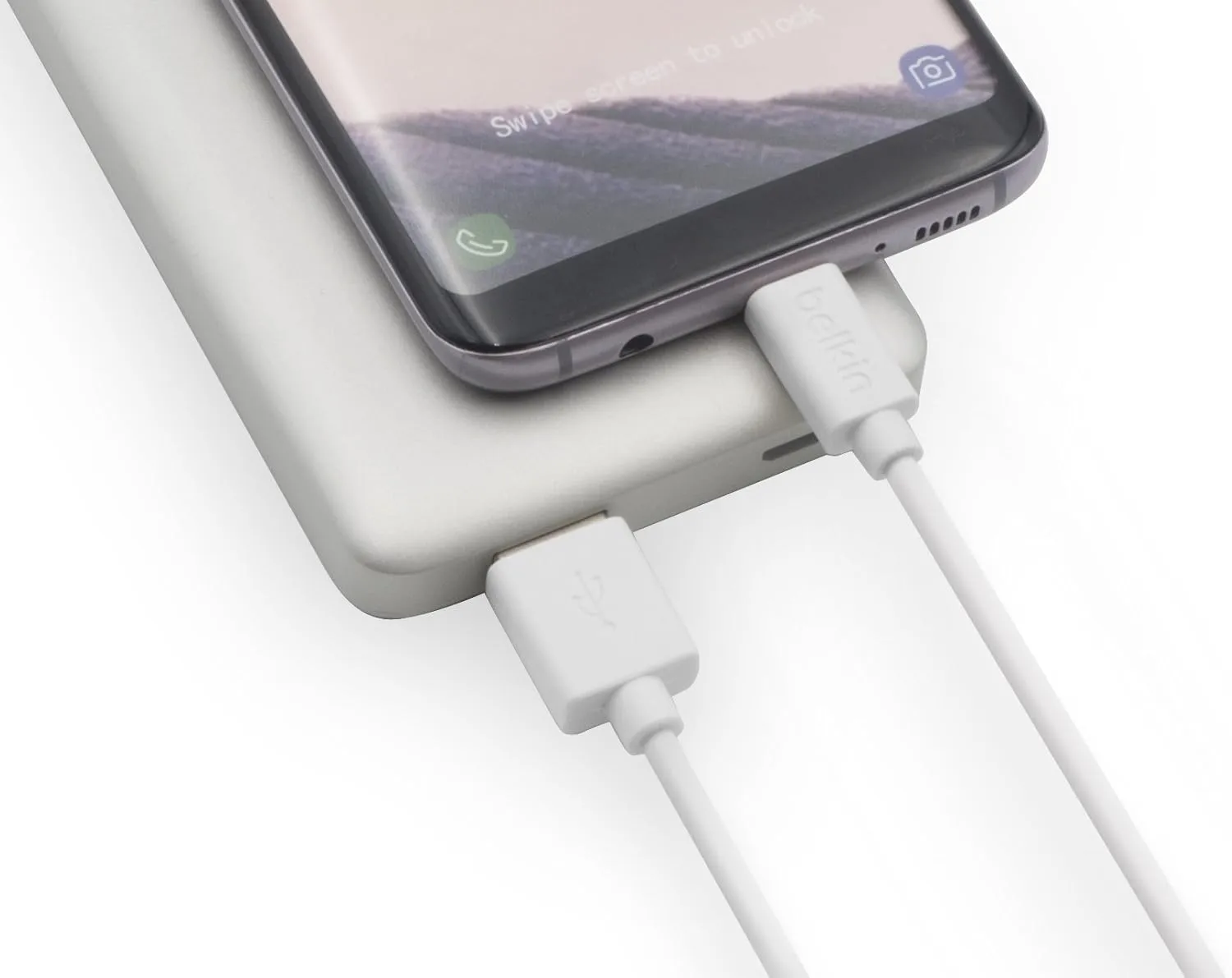 Belkin MIXIT Micro USB Cable for Samsung Phones (White, 4 Feet)
