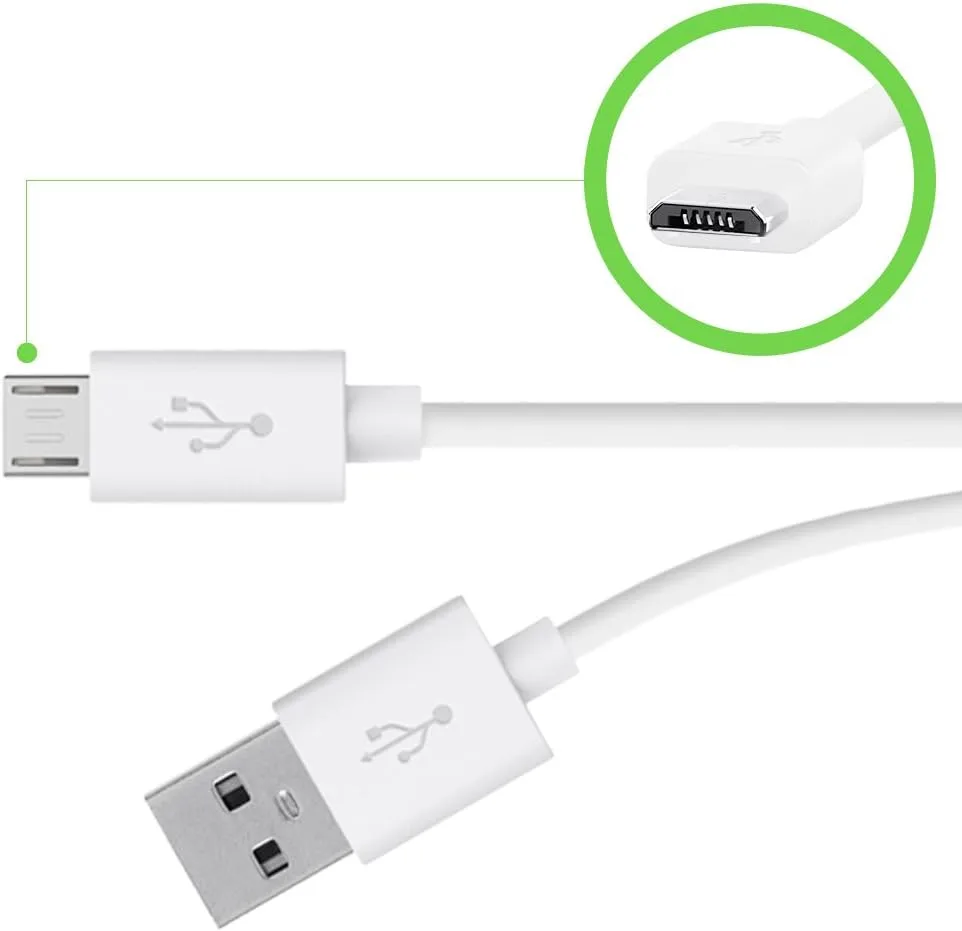 Belkin MIXIT Micro USB Cable for Samsung Phones (White, 4 Feet)