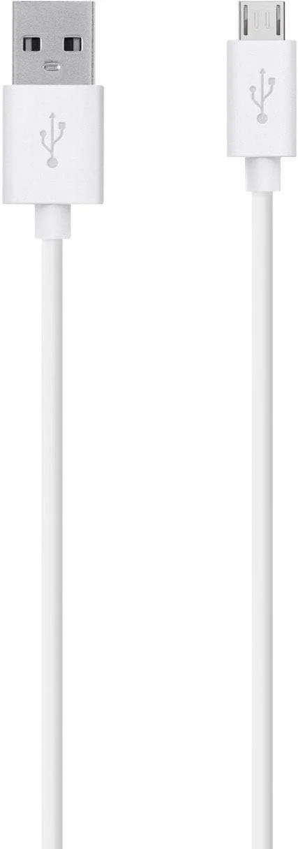 Belkin MIXIT Micro USB Cable for Samsung Phones (White, 4 Feet)