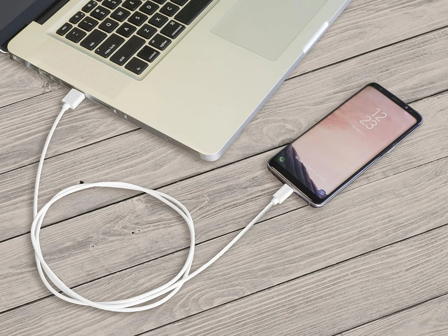 Belkin MIXIT Micro USB Cable for Samsung Phones (White, 4 Feet)