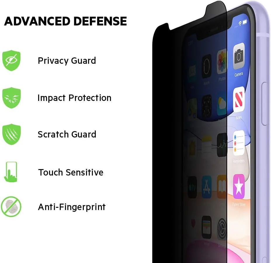 Belkin SCREENFORCE TemperedGlass Screen Protector for iPhone 11 / iPhone XR
