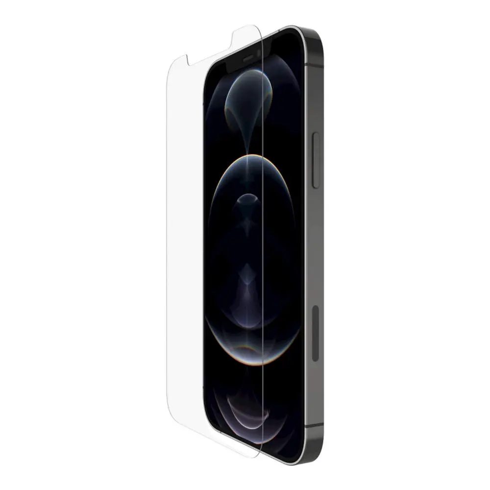 BELKIN ScreenForce TemperedGlass Anti-Microbial Screen Protector for iPhone 12/12 Pro/12 Pro Max