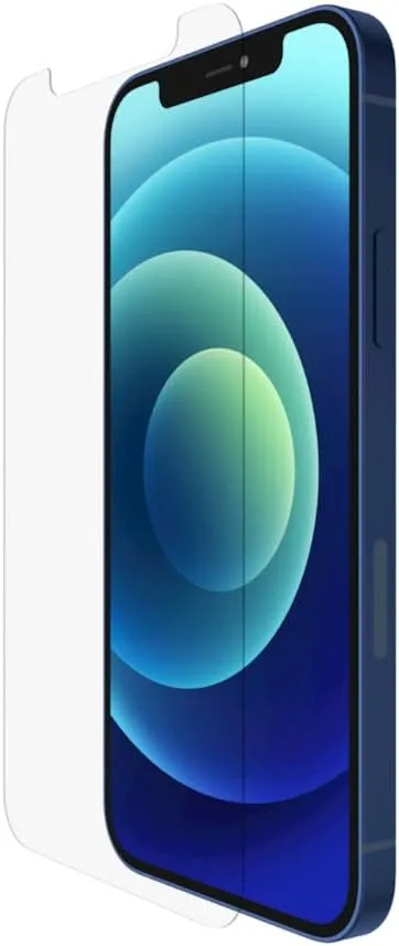 BELKIN ScreenForce TemperedGlass Anti-Microbial Screen Protector for iPhone 12/12 Pro/12 Pro Max