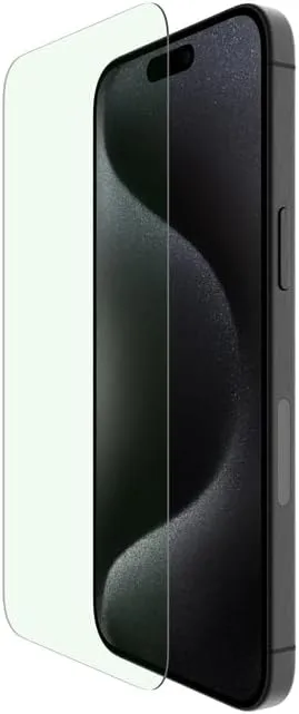 Belkin ScreenForce UltraGlass 2 Blue Light Filter Screen Protector for iPhone 15