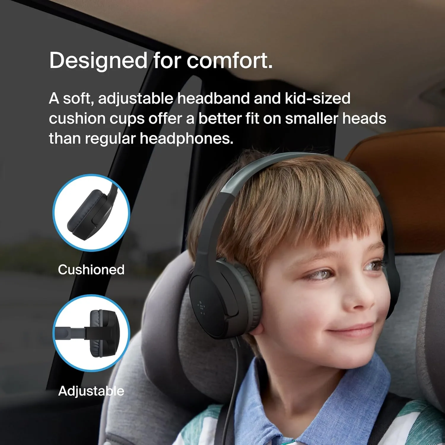 Belkin SoundForm Mini Kids On-Ear Headphones
