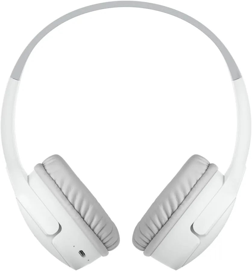 Belkin SoundForm Children's Mini Wireless Headphones with Built-in Microphone and Fun Sticker for 30 Hours Playback