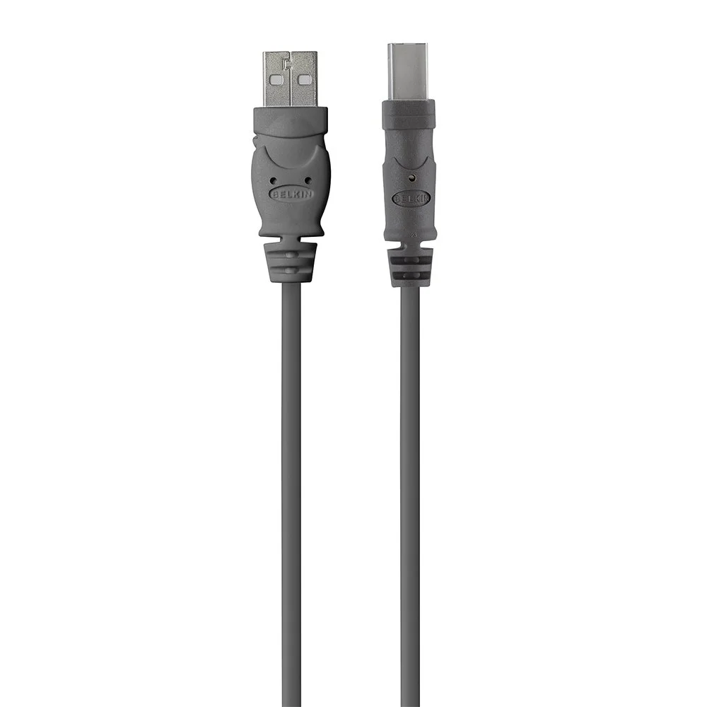 Belkin Premium Printer Cable - USB 2.0 Type A to Type B, 10 ft, Black (F3U154BT3M)