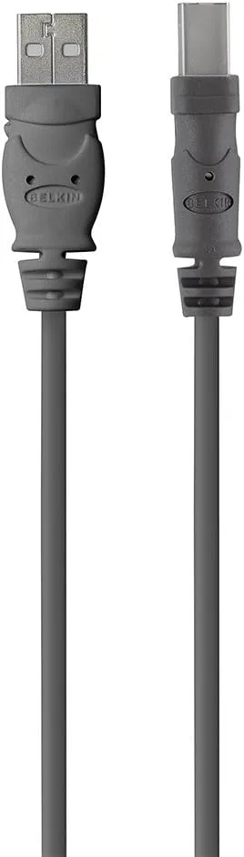 Belkin Premium Printer Cable - USB 2.0 Type A to Type B, 10 ft, Black (F3U154BT3M)