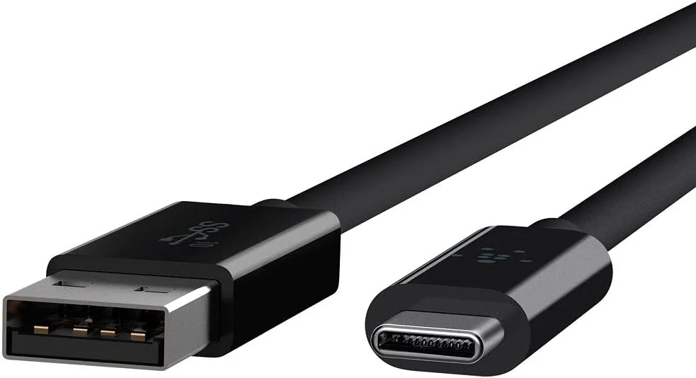 Belkin USB-A to USB-C Cable USB 3.1 10Gbps 3.3ft Black