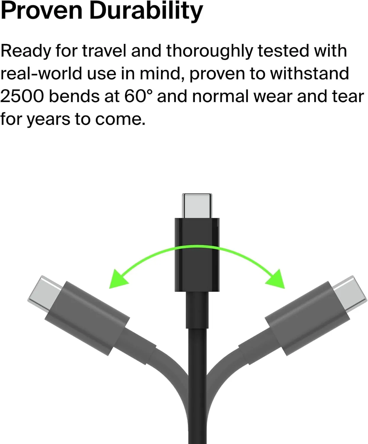 Belkin USB-C to HDMI 2.1 Adapter, 8K@60Hz 4K@144Hz, 4.33in Tethered Cable - Black