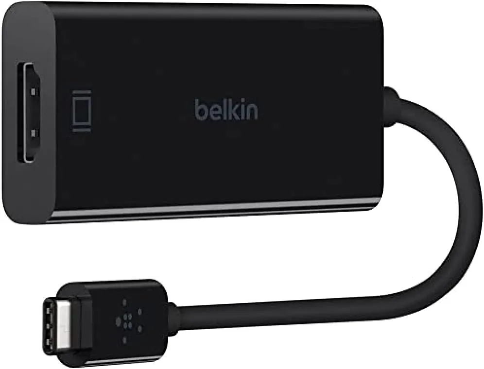 Belkin USB-C to HDMI Adapter, Chromebook Certified - 4K @ 60Hz Video Output, HDMI to USB-C Converter