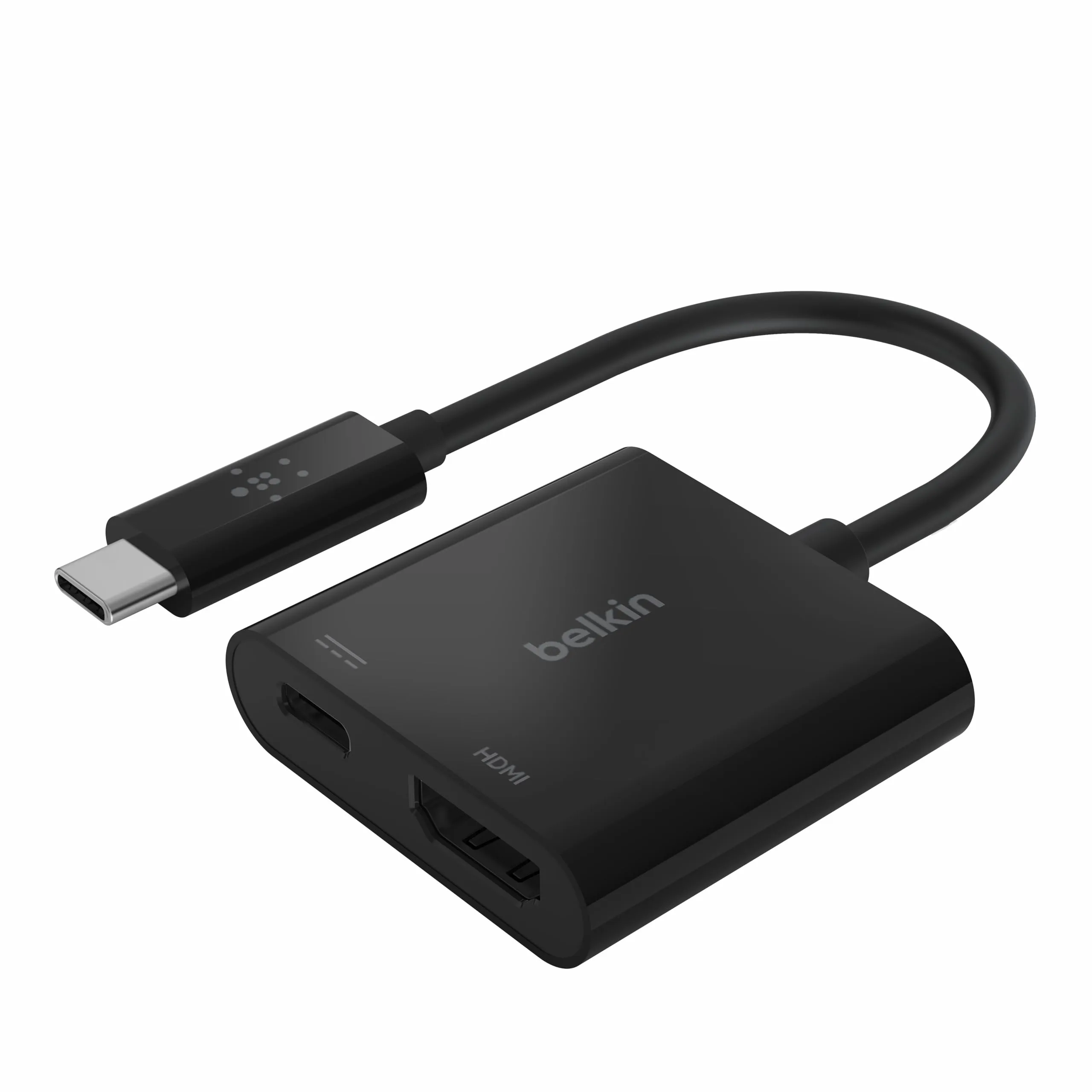 Belkin USB-C to HDMI + Charge Adapter — 4K UHD, 60W PD