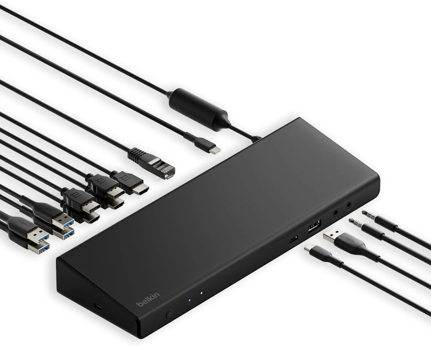 Belkin 15-in-1 Universal Triple Display DisplayLink Docking Station Hub w/ 3 HDMI Ports