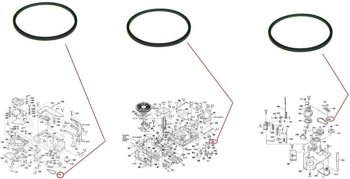 Sony Compact DISC Player Belt Kit Sony Compact DISC Player Belt Kit