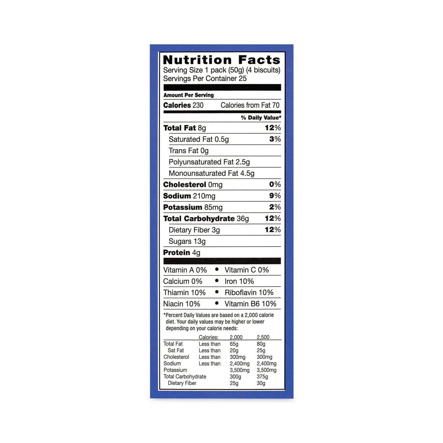 Belvita Breakfast Biscuits, Blueberry, 25 Count, 44 Ounce