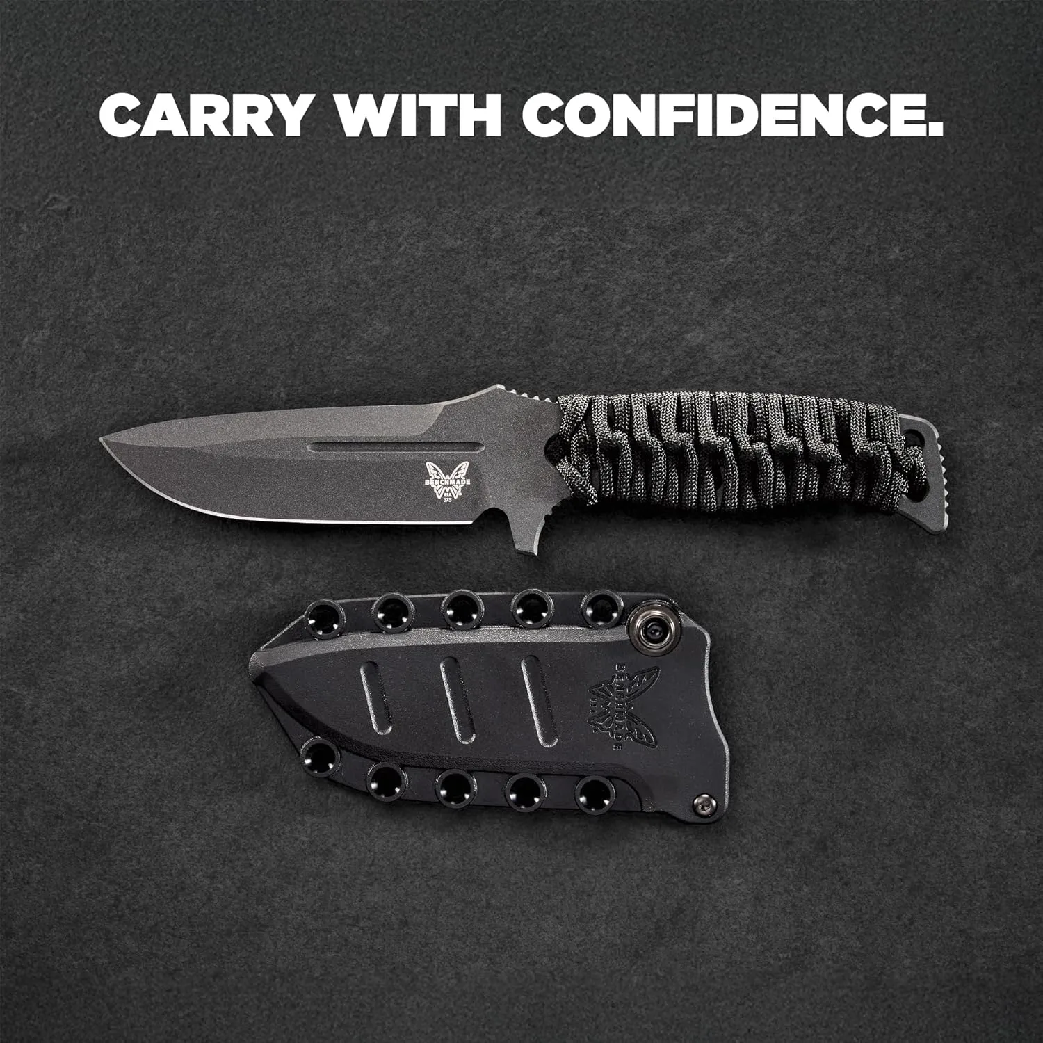 BENCHMADE Adamas 375 Fixed-Blade Tactical Knife