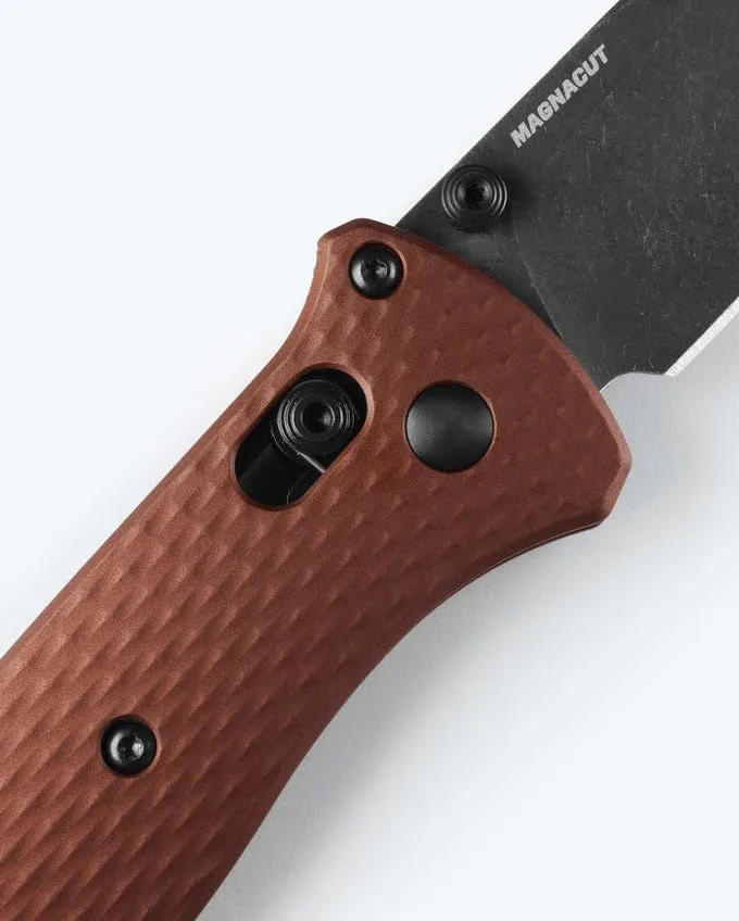 Benchmade - Bailout 537 EDC Knife, Tanto Blade with Burnt Copper Aluminum (537BK-07)